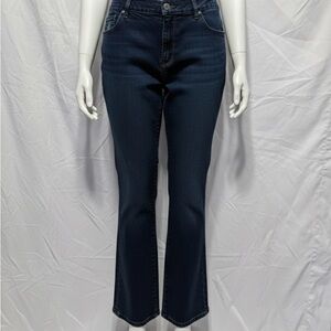 Gloria Vanderbilt Amanda Dark Blue Flare Jeans